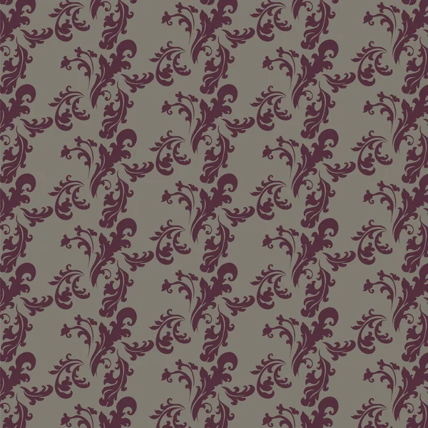 Patrón de ornamento floral vintage — Vector de stock