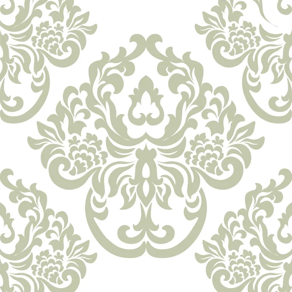 ビンテージ ダマスク ロイヤル飾りパターン要素 — ストックベクタ