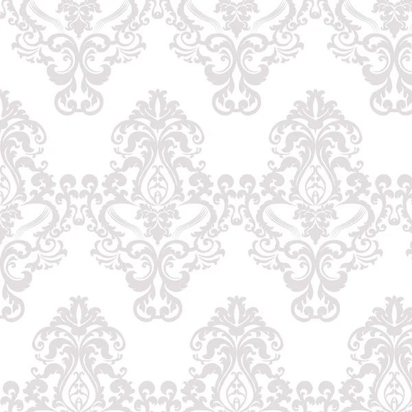 Damast Luxus Ornament Muster in Beige — Stockvektor