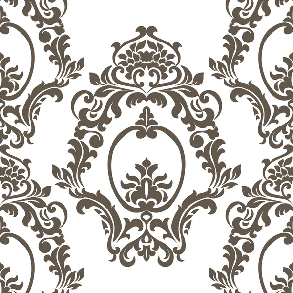 Vector Vintage Damasco Padrão ornamento estilo Imperial —  Vetores de Stock