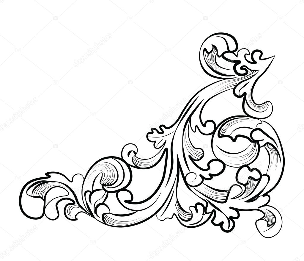 Royal classic ornament element Stock Vector Image by ©inagraur.ymail