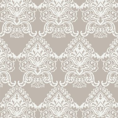 Klasik Barok çiçek damask desen
