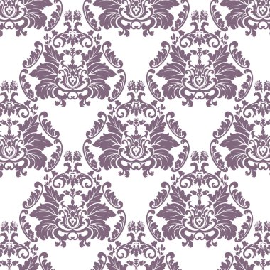  Barok zambak Damask desen