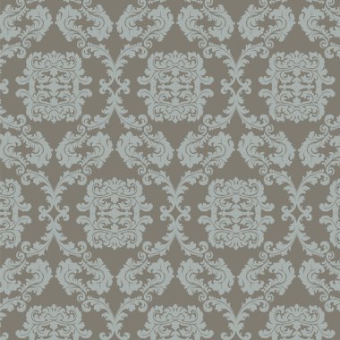  floral damask pattern clipart