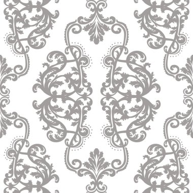Baroque floral Damask ornament 