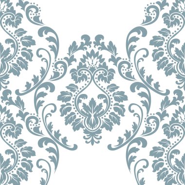 Baroque floral Damask ornament 