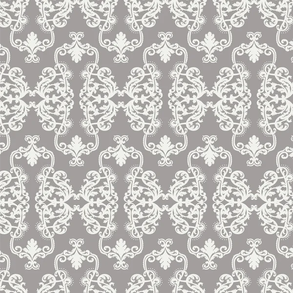 Baroque floral Damask ornament — Wektor stockowy