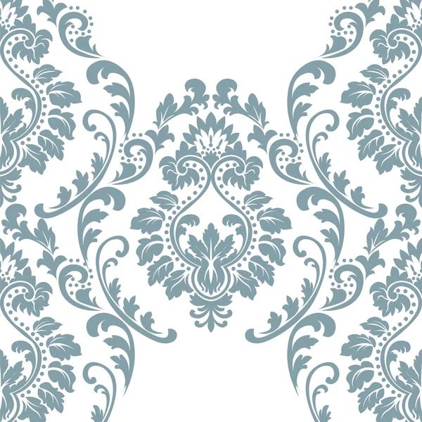 Baroque floral Damask ornament — Stock vektor