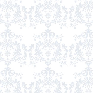 Vektör çiçek damask desenli arka plan