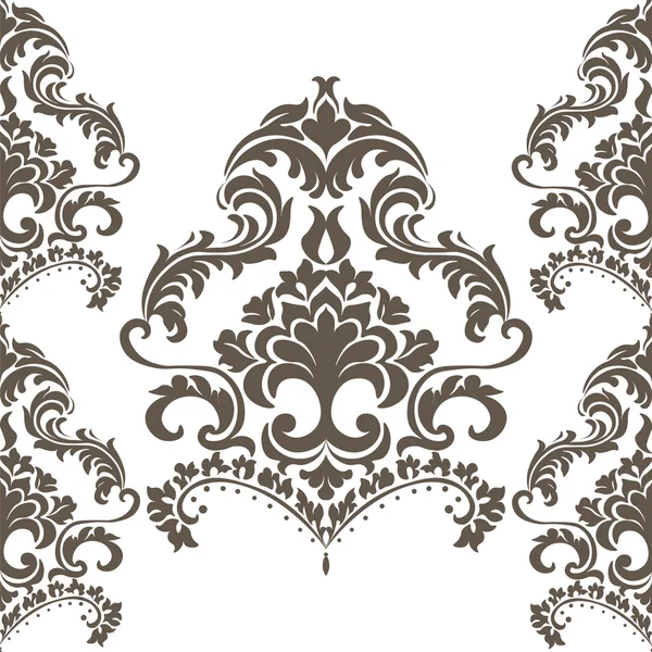 Вектор Урожай Дамаск Візерунок орнамент в класичному стилі — стоковий вектор