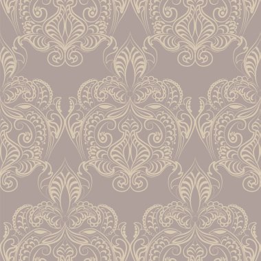 Vector floral lace pattern in oriental style