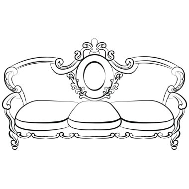 Royal Sofa in Baroque style