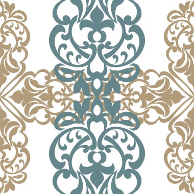 Vektör klasik dekor desen öğe Doğu tarzı