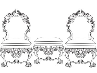 Baroque Rich style furniture