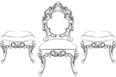 Baroque Rich style furniture