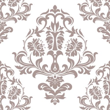 Vintage Şam zarif klasik süsleme desen