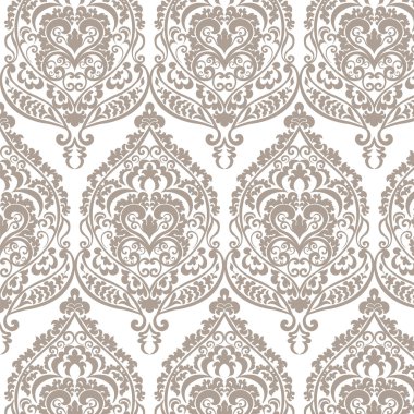Vektör Vintage Damask deseni süsleme Doğu tarzı