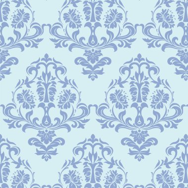 Vintage Şam zarif klasik süsleme desen