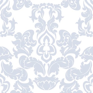 Vektör çiçek damask desenli arka plan