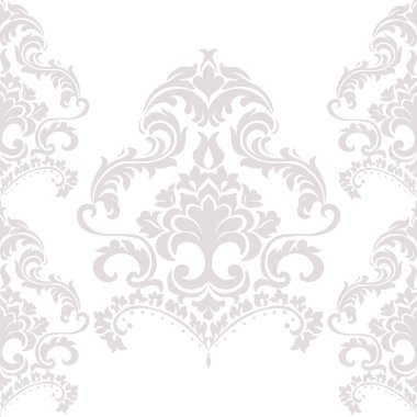 Vektör Vintage Damask deseni süsleme klasik tarzı