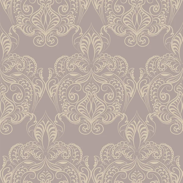 Vector floral lace pattern in oriental style — ストックベクタ