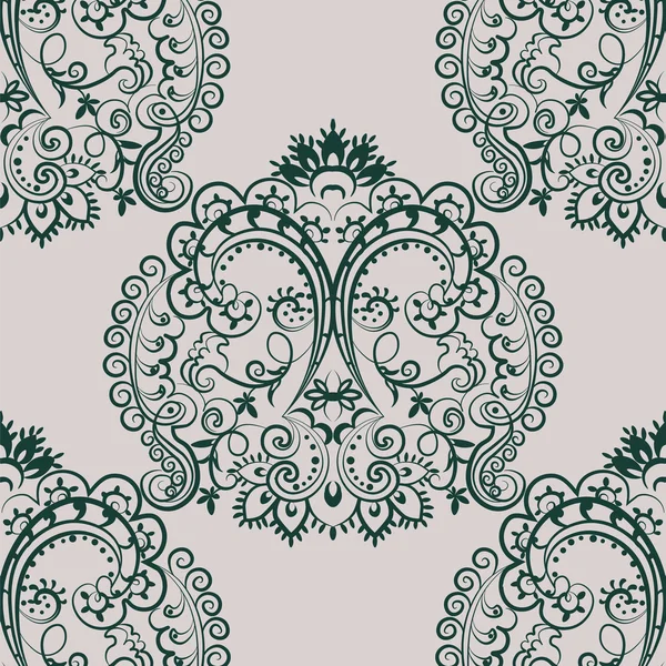 Vector floral lace pattern in Oriental style — Διανυσματικό Αρχείο