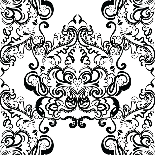 Vector floral lace pattern — Stock vektor