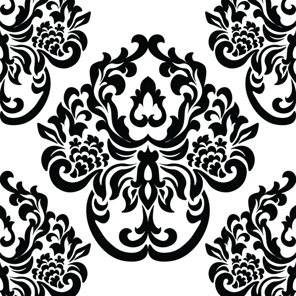 Vintage Damask Royal ornament vzor prvek — Stockový vektor