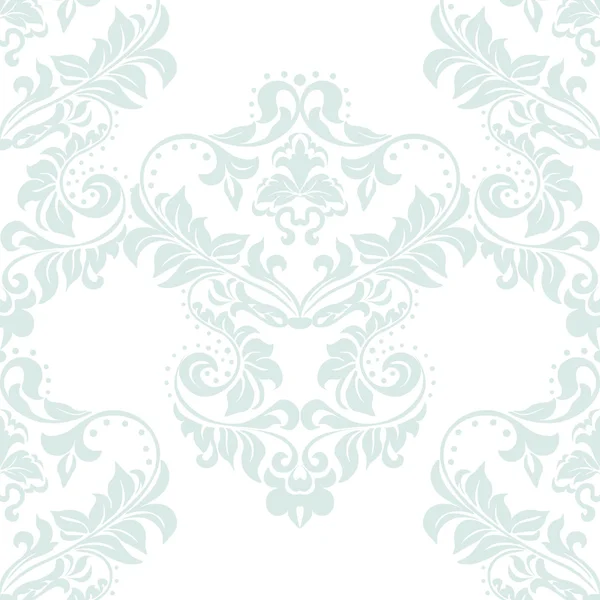 Vector floral damast ornament patroon — Stockvector