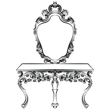 Baroque luxury style furniture