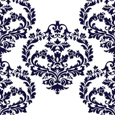 Vektör çiçek lüks süs desen elemanı