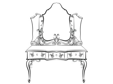 Barok Royal lüks tarzı mobilya