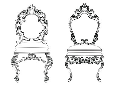 Baroque luxury style furniture