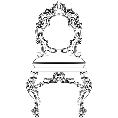Baroque luxury style furniture