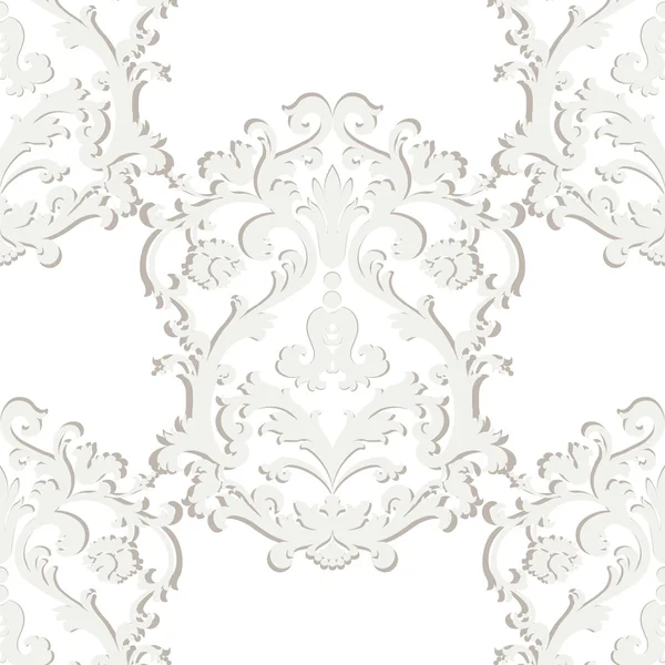 Vektör Barok Damask süs desen elemanı