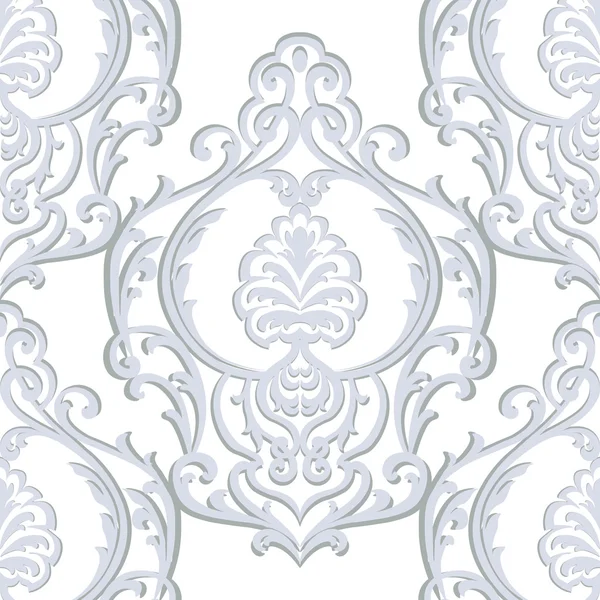 Vektör Vintage Barok Damask Desen element Emperyal tarzı