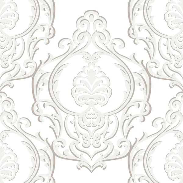 Vektör Vintage Barok Damask Desen element Emperyal tarzı