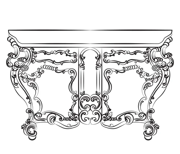 Baroque luxury style furniture