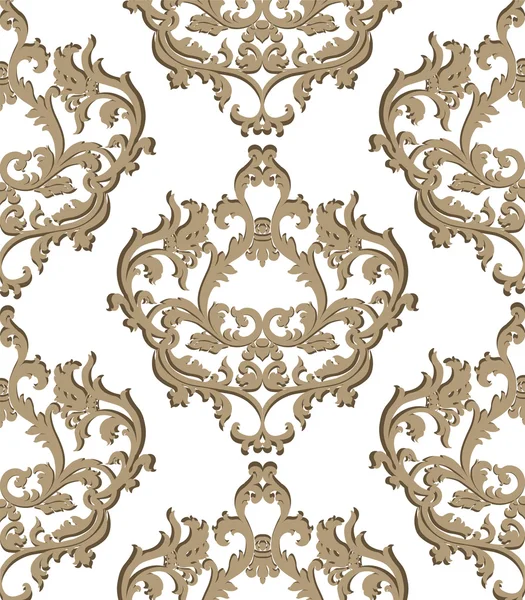 Εκλεκτής ποιότητας Floral στολίδι damask μοτίβο — Διανυσματικό Αρχείο