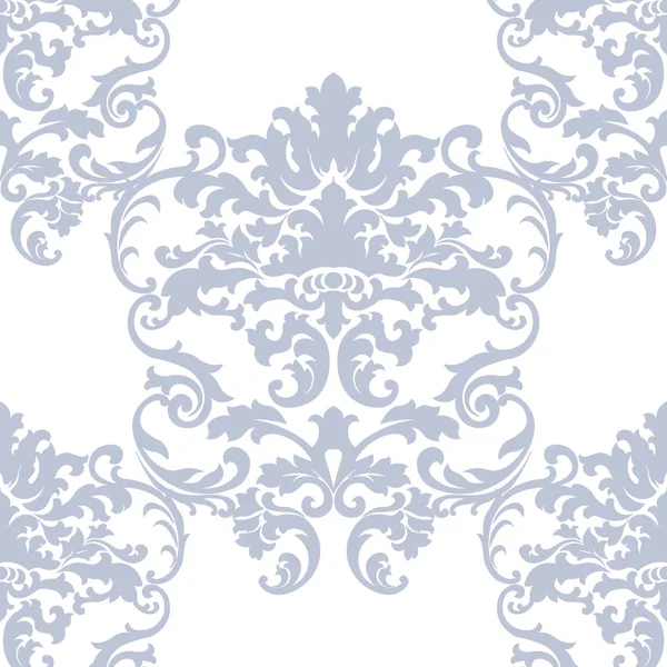 Vektör çiçek damasko Barok süsleme model öğesi