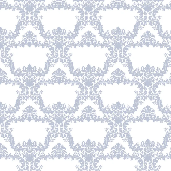 Διάνυσμα μπαρόκ floral διακόσμηση Δαμασκηνό μοτίβο — Διανυσματικό Αρχείο