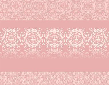 Dantel süs modeli rose kuvars zemin üzerine