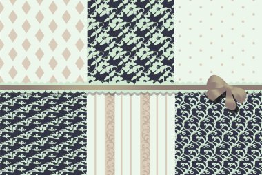 Çiçek süsler Vintage kümesi