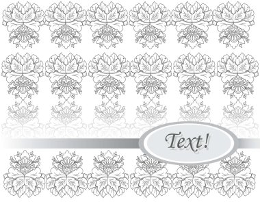 Çiçek yaprakları arka plan desen