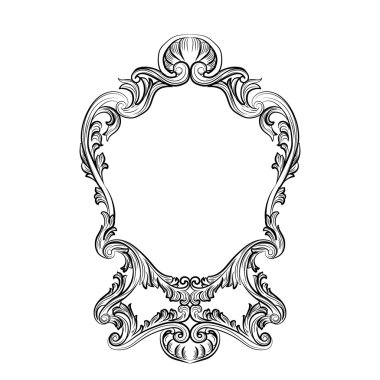 Rokoko Ayna çerçeve dekor