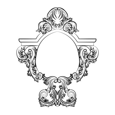 Barok Rokoko Zarif Ayna çerçeve dekor