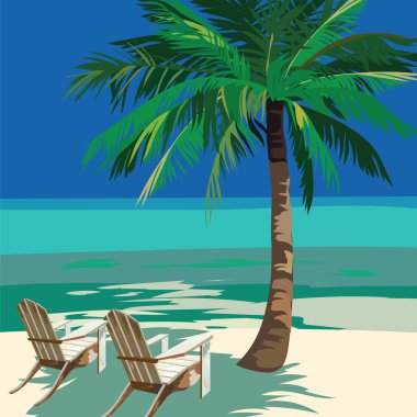 Şezlonglu Summer Beach