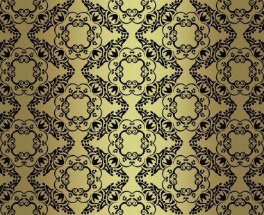 Vintage damasko süsleme desen