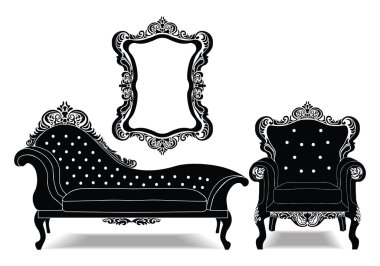 Klasik Barok kraliyet set