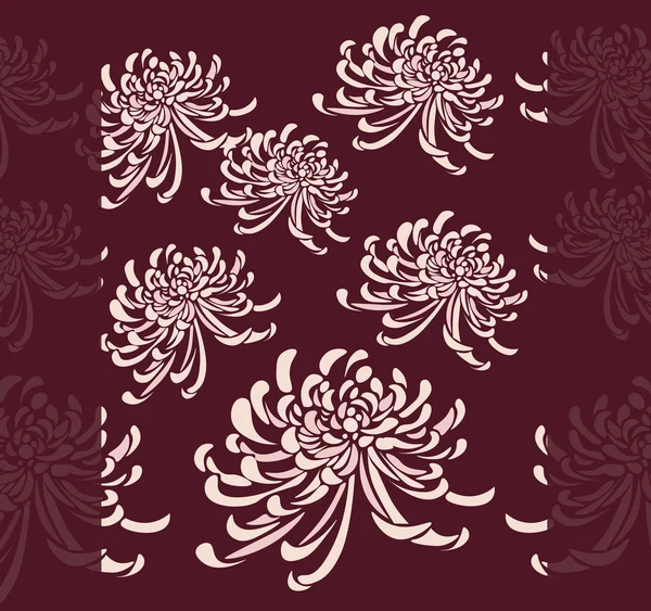 Vector Flowers pattern background — Stock Vector